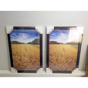 Room Essentials Poster Frames 12 x 18 Inches Black Set of 2 Modern Photo Frames